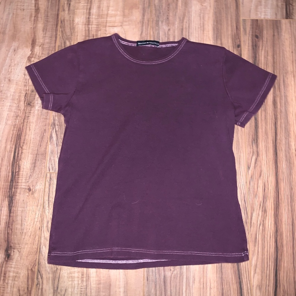 Brandy Melville purple/burgundy Baby tee